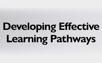 Developing Effective Learning Pathways